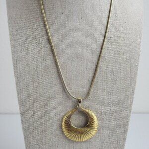Martin & MacArthur "Lahiki" Sunrise Gold Plated Sterling Silver Pendant Necklace